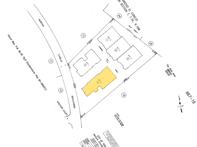 1280 Rancho Conejo Blvd, Thousand Oaks, CA à louer - Plan cadastral – Image 3 sur 6