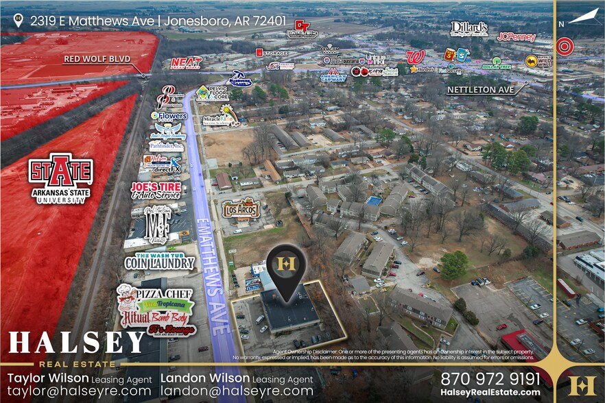 2315-2319 E Matthews Ave, Jonesboro, AR à louer - Photo de l’immeuble – Image 3 sur 5