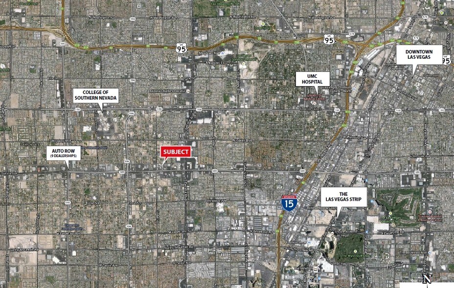 5430 W Sahara Ave, Las Vegas, NV à louer - Aérien – Image 3 sur 50