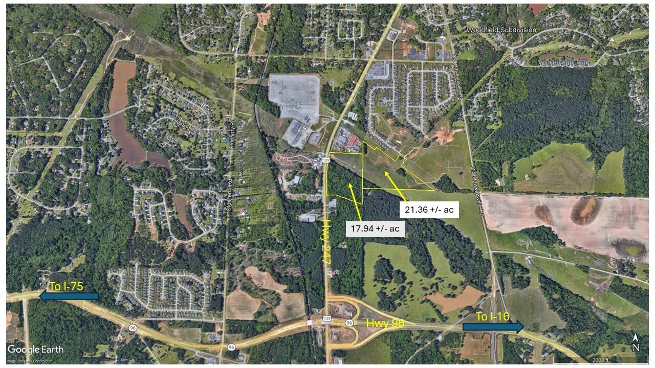 447 GA Highway 247 S, Bonaire, GA à vendre Aérien– Image 1 sur 2