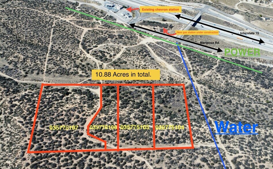 Larimore Rd, Hesperia, CA à vendre - Aérien – Image 2 sur 3
