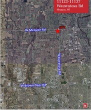 11123-11137 N Wauwatosa Rd, Mequon, WI - VUE AÉRIENNE  vue de carte