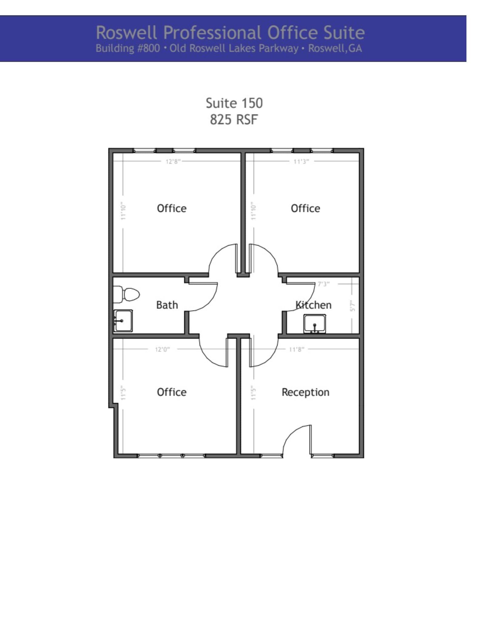 700 Old Roswell Lakes Pky, Roswell, GA à louer Plan de site– Image 1 sur 1