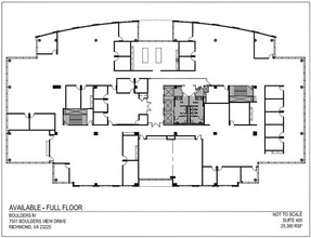 7501 Boulder View Dr, North Chesterfield, VA à louer Plan d’étage– Image 1 sur 18