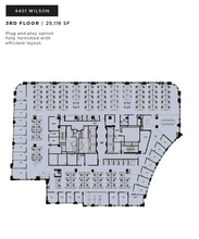 4401 Wilson Blvd, Arlington, VA à louer Plan d’étage– Image 1 sur 7
