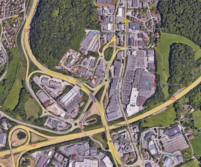 Local commercial dans Miserey-Salines à louer - Aérien – Image 3 sur 5