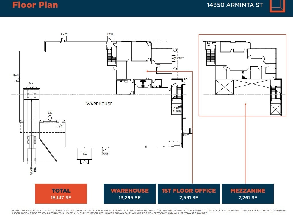 14350 Arminta St, Panorama City, CA à louer Plan d’étage– Image 1 sur 1