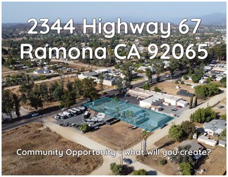Plus de détails pour 2344 Main St, Ramona, CA - Local commercial à vendre