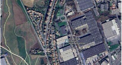 Louvres, VDO - Vue aérienne vue de carte