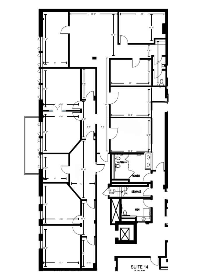 6040 Camp Bowie Blvd, Fort Worth, TX à louer Plan d’étage– Image 1 sur 1