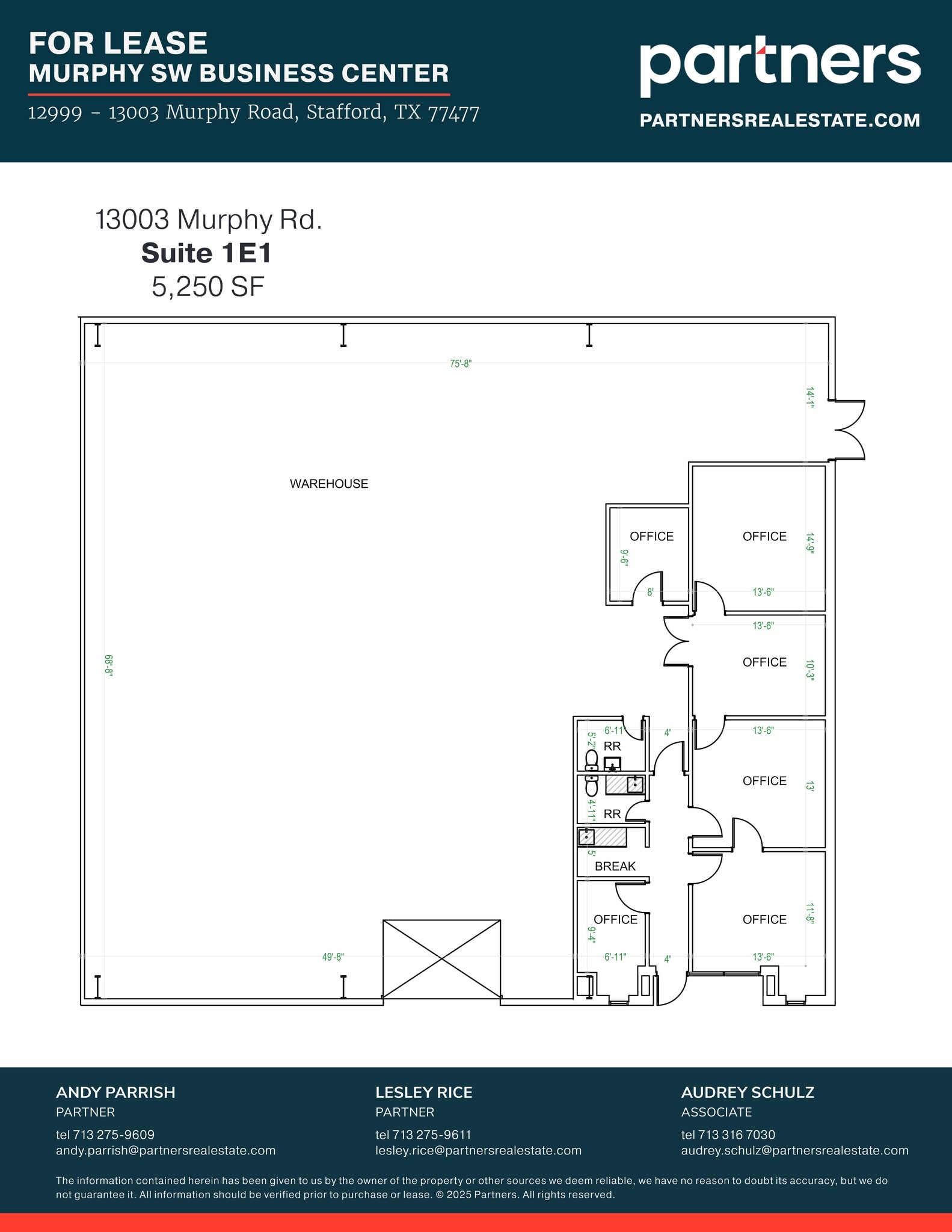 12999-13003 Murphy Rd, Stafford, TX à louer Plan de site– Image 1 sur 1