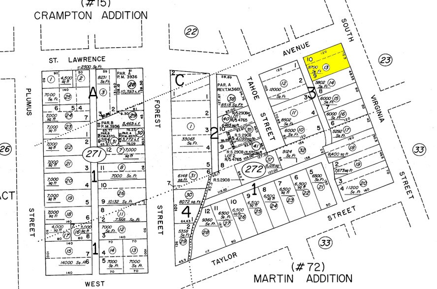 701 S Virginia St, Reno, NV à vendre - Plan cadastral – Image 2 sur 40