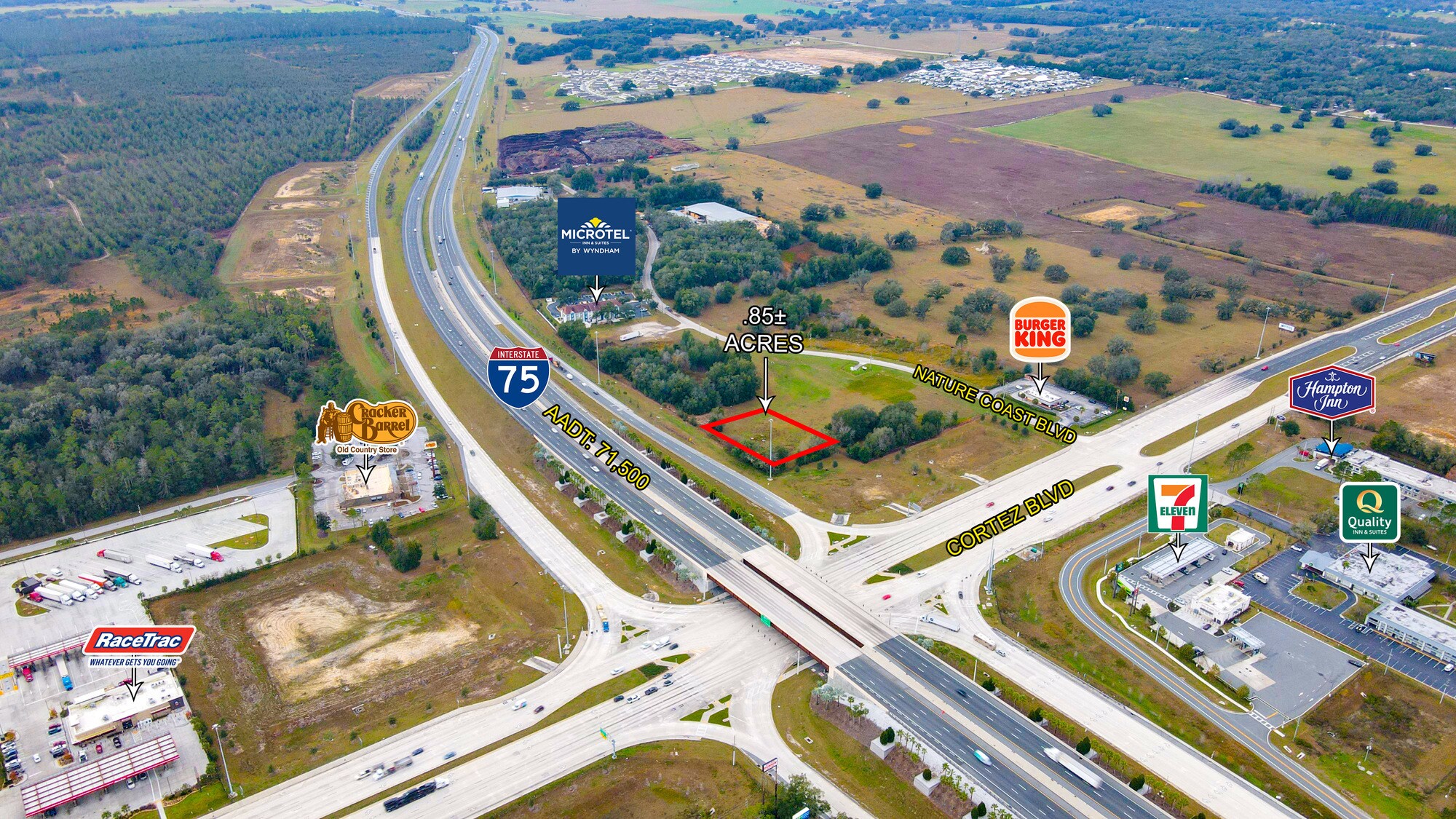 6430 Nature Coast Blvd, Brooksville, FL à vendre Photo principale– Image 1 sur 4