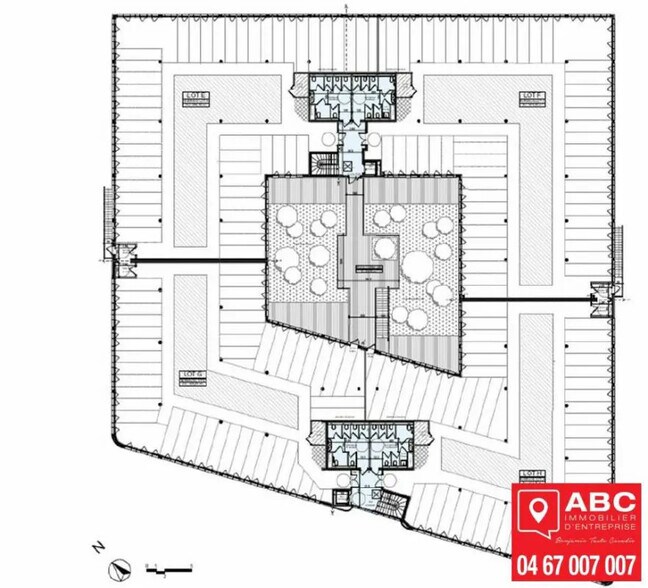 Bureau dans Mauguio à louer - Plan d’étage – Image 3 sur 4