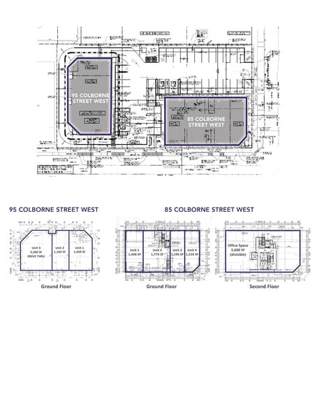 85 Colborne, Brantford, ON à louer - Plan de site – Image 2 sur 2
