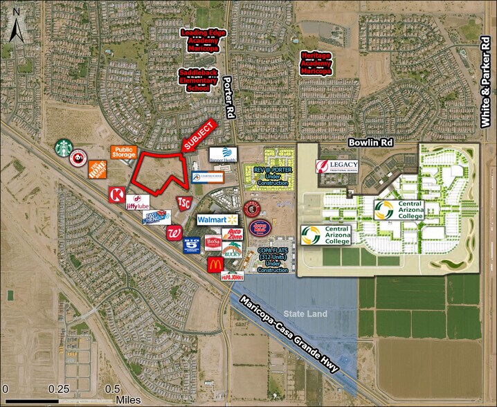 Porter Rd, Maricopa, AZ à vendre - Aérien – Image 1 sur 8
