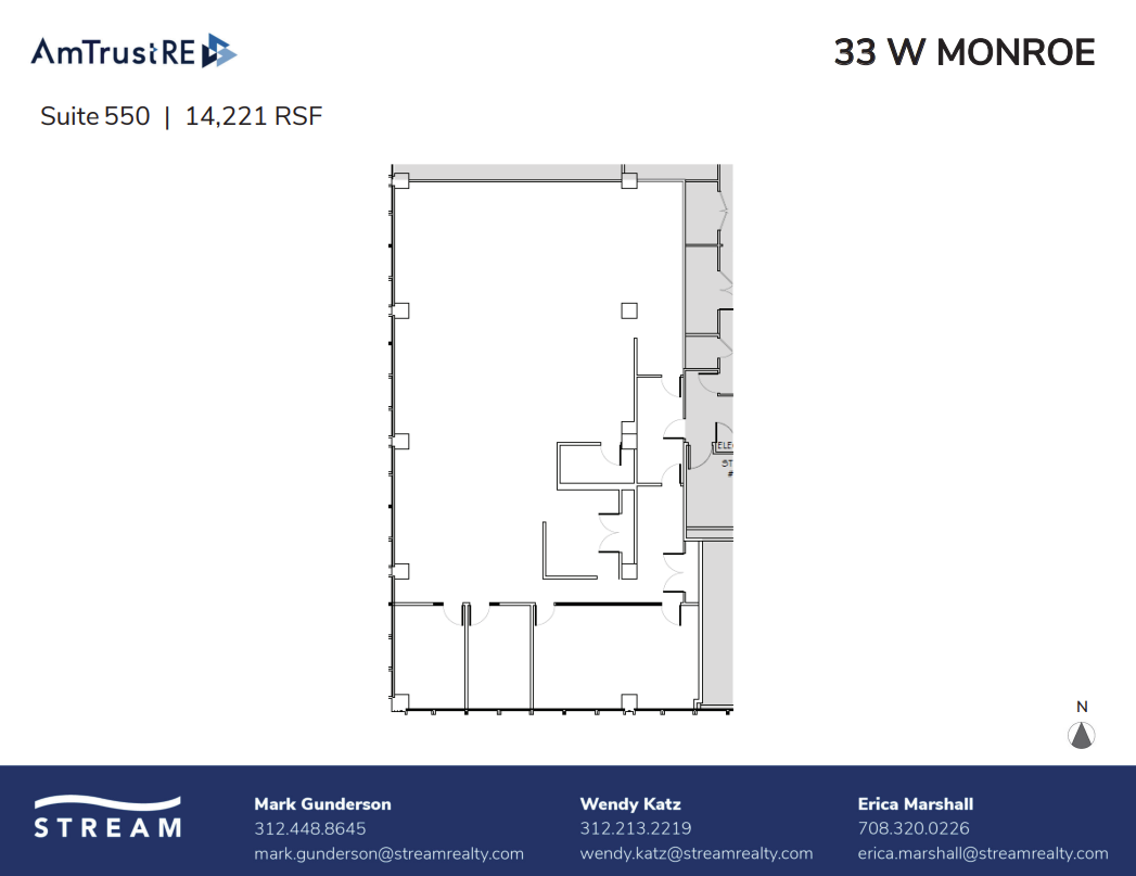 33 W Monroe St, Chicago, IL à louer Plan d’étage– Image 1 sur 1