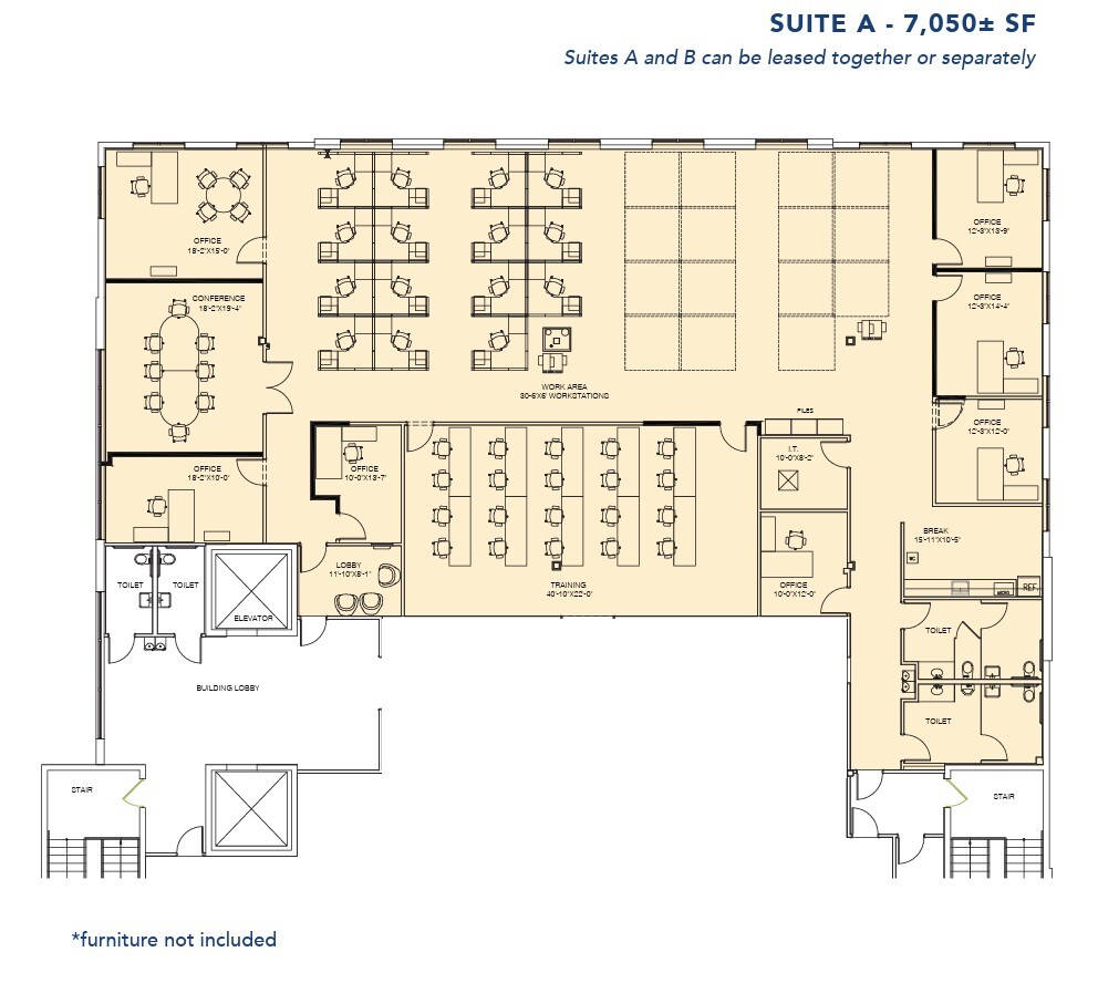 101 Commerce St, Lake Mary, FL à louer Plan d’étage– Image 1 sur 1