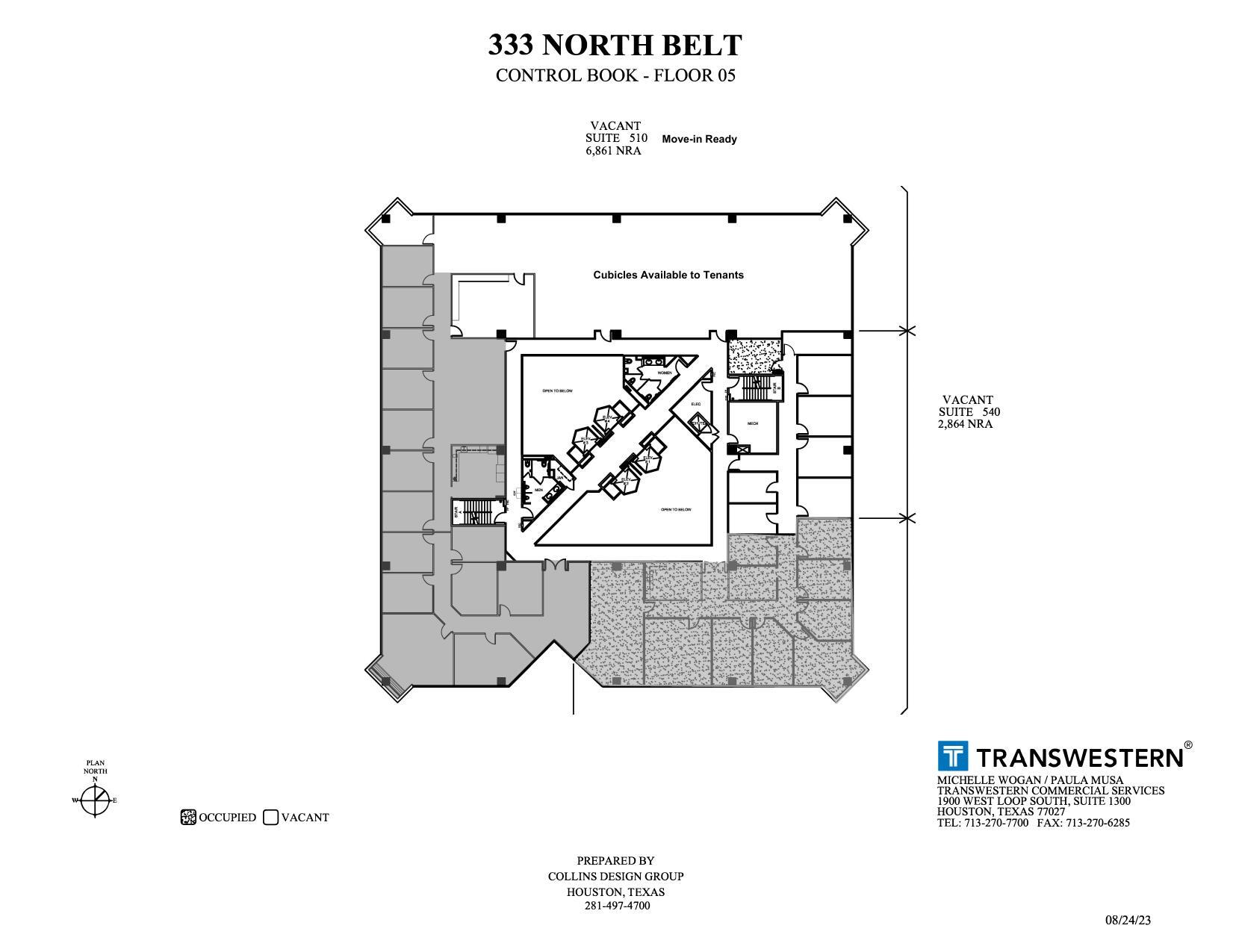 333 N Sam Houston Pky E, Houston, TX à louer Plan d’étage– Image 1 sur 1