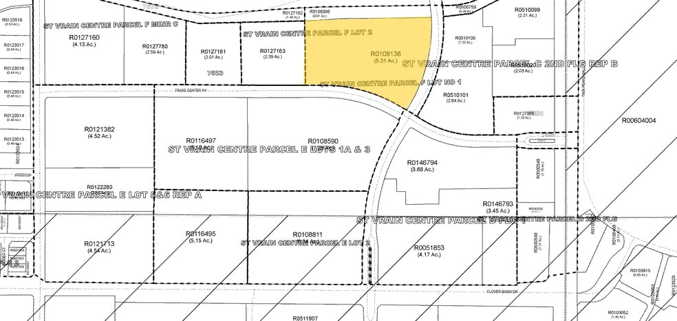2410 Trade Centre Ave, Longmont, CO à louer - Plan cadastral – Image 2 sur 4