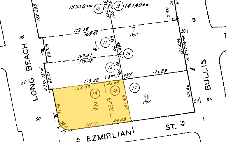 1606 N Long Beach Blvd, Compton, CA à vendre - Plan cadastral – Image 2 sur 4