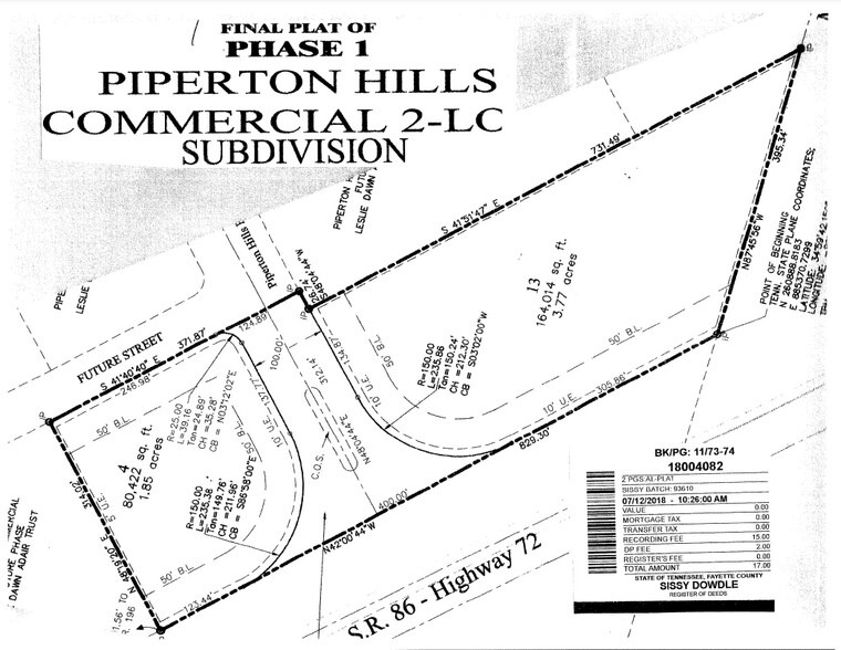 Hwy 72, Piperton, TN à vendre - Photo de l’immeuble – Image 2 sur 3