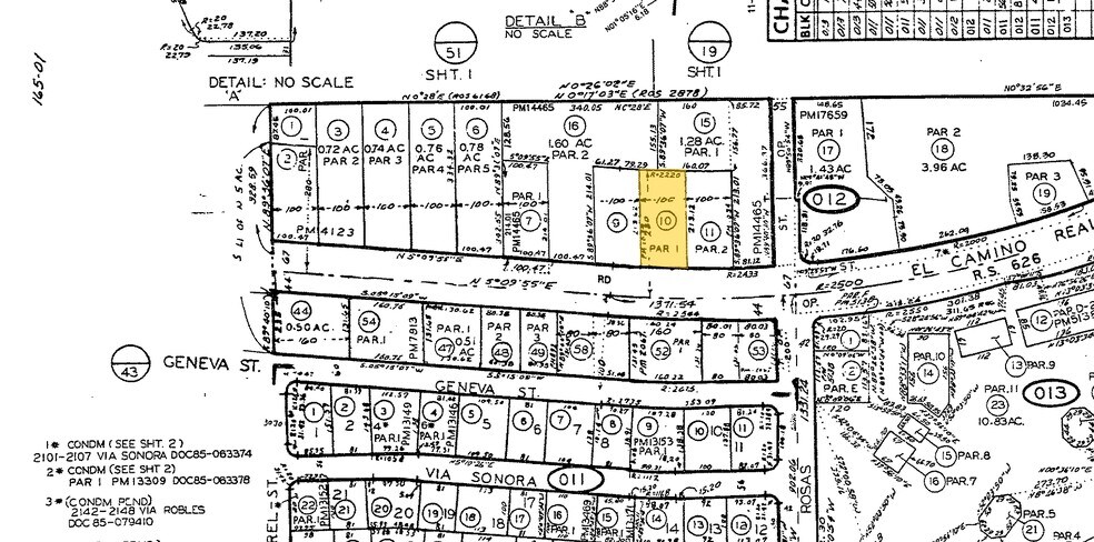 2180 S El Camino Real, Oceanside, CA à louer - Plan cadastral – Image 2 sur 24