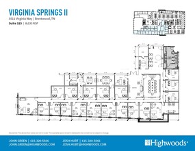 5511 Virginia Way, Brentwood, TN à louer Plan d’étage– Image 1 sur 1