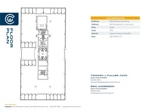 805 Broadway St, Vancouver, WA à louer Plan de site– Image 1 sur 1