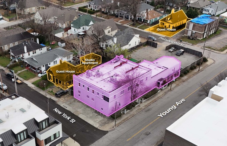 2258 Young Ave, Memphis, TN à vendre - Aérien – Image 2 sur 16