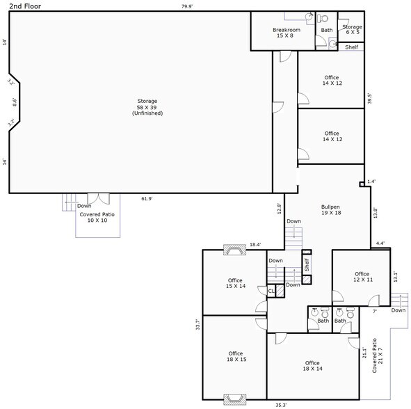 2419 Market St, Wilmington, NC à vendre - Plan d’étage – Image 3 sur 9