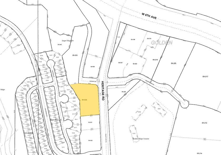 755 Heritage Rd, Golden, CO à vendre - Plan cadastral – Image 3 sur 6