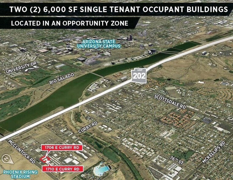 1710 E Curry Rd, Tempe, AZ à louer - Photo de l’immeuble – Image 3 sur 5