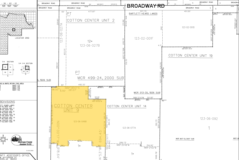 4320 E Cotton Center Blvd, Phoenix, AZ à louer - Plan cadastral – Image 2 sur 6