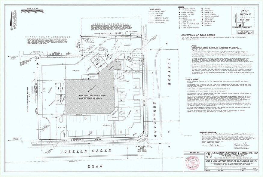 4522 Cottage Grove Rd, Madison, WI à louer - Plan cadastral – Image 2 sur 3