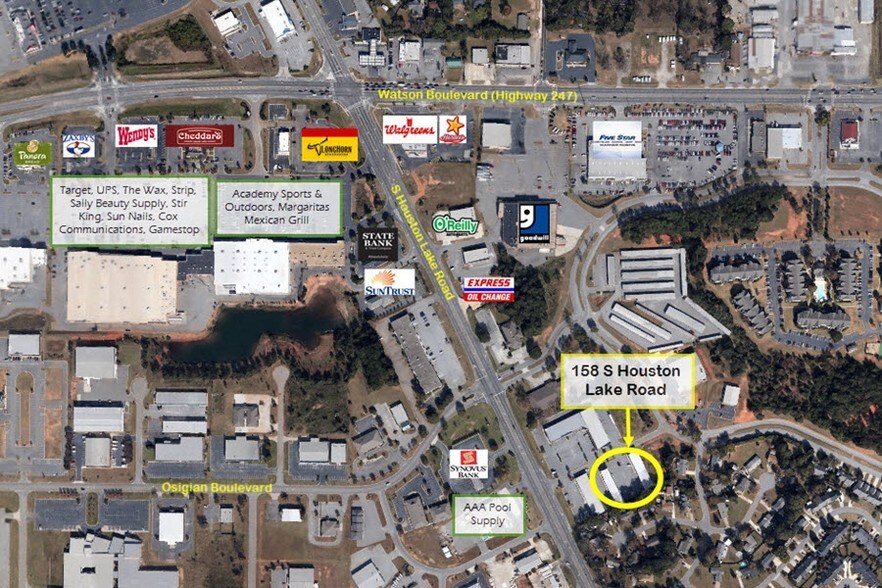 158 S Houston Lake Rd, Warner Robins, GA à louer - Photo de l’immeuble – Image 2 sur 8
