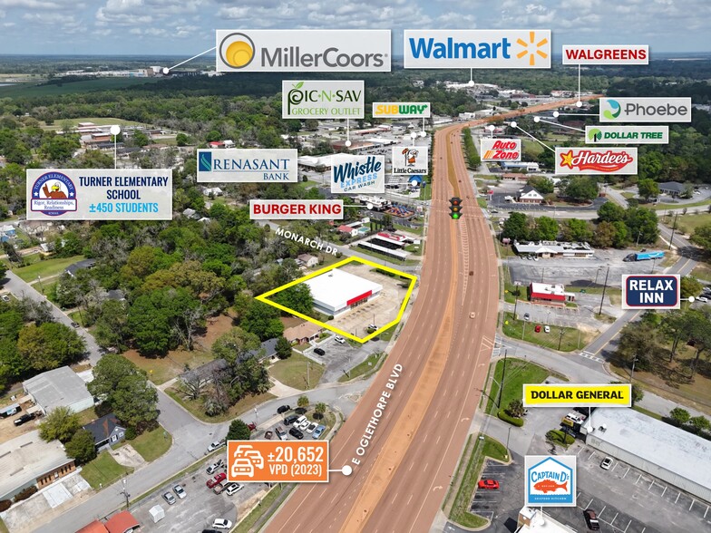 2001 E Oglethorpe Blvd, Albany, GA à vendre - Photo de l’immeuble – Image 3 sur 9