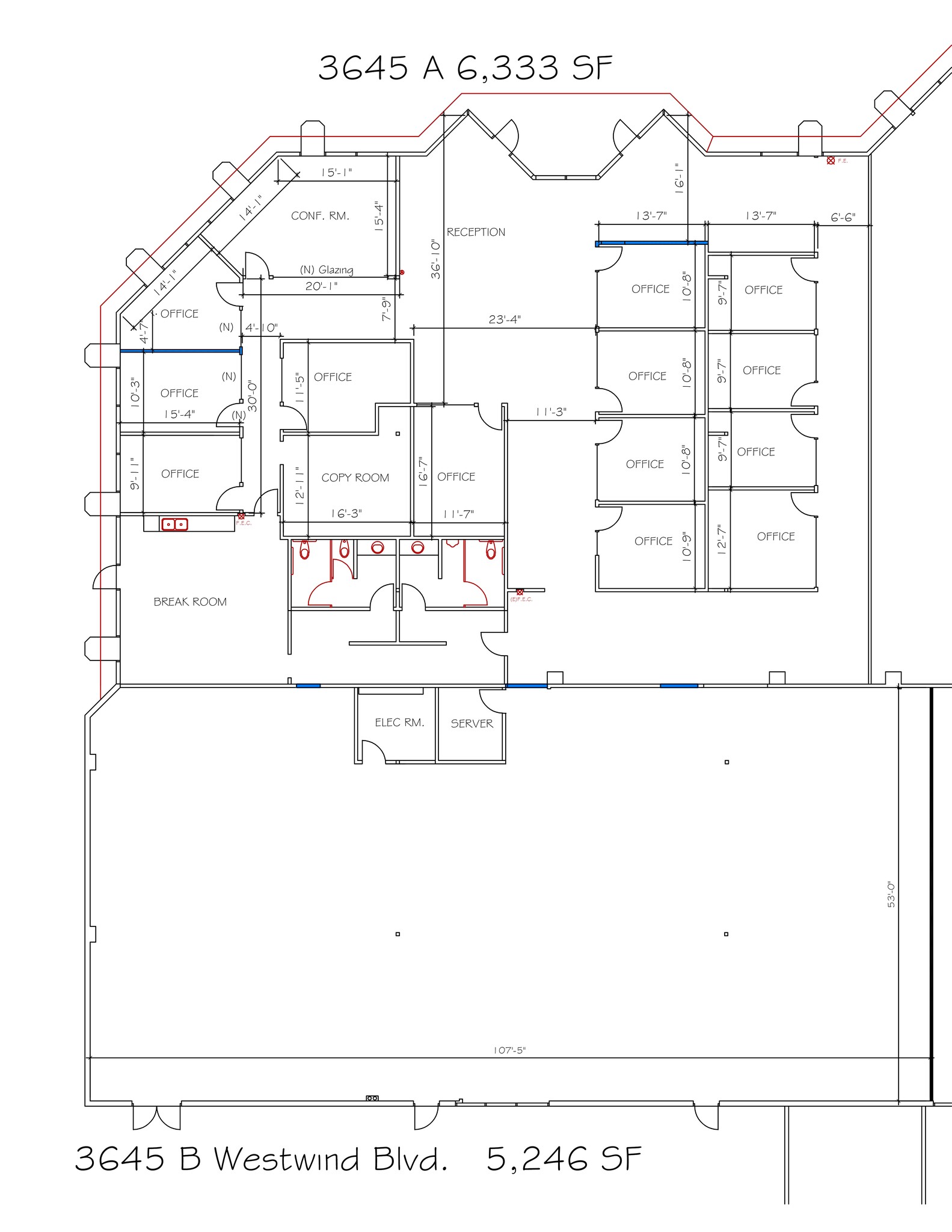 3601-3645 Westwind Blvd, Santa Rosa, CA à louer Plan de site– Image 1 sur 1