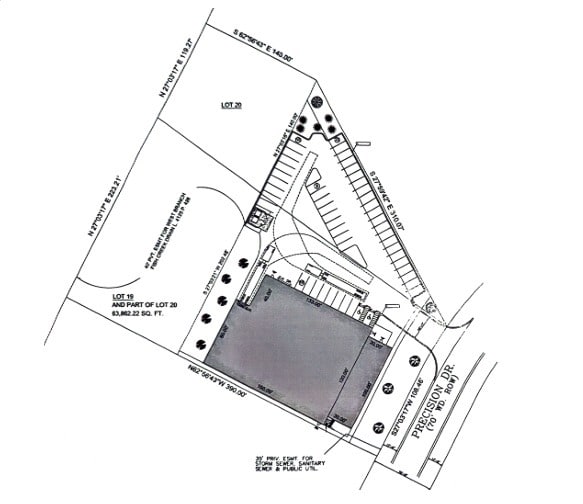 56461 Precision Dr, Chesterfield, MI à louer Plan de site– Image 1 sur 1