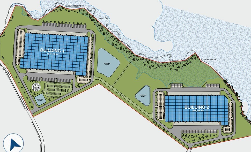 332 Commercial Point Pkwy, Lockbourne, OH à louer - Plan de site – Image 2 sur 4