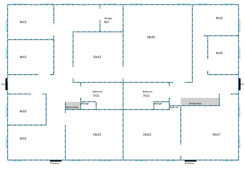 1085 Halle Park Cir, Collierville, TN à louer Plan d’étage– Image 1 sur 1