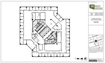 1 Adelaide St E, Toronto, ON à louer Plan d’étage– Image 1 sur 1