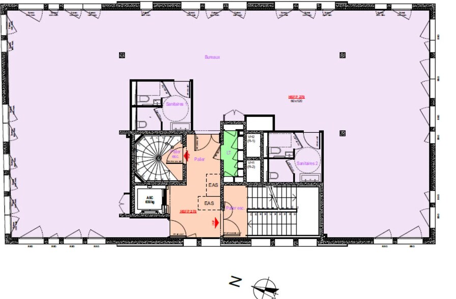 Bureau dans Lyon à louer - Plan d’étage – Image 3 sur 4
