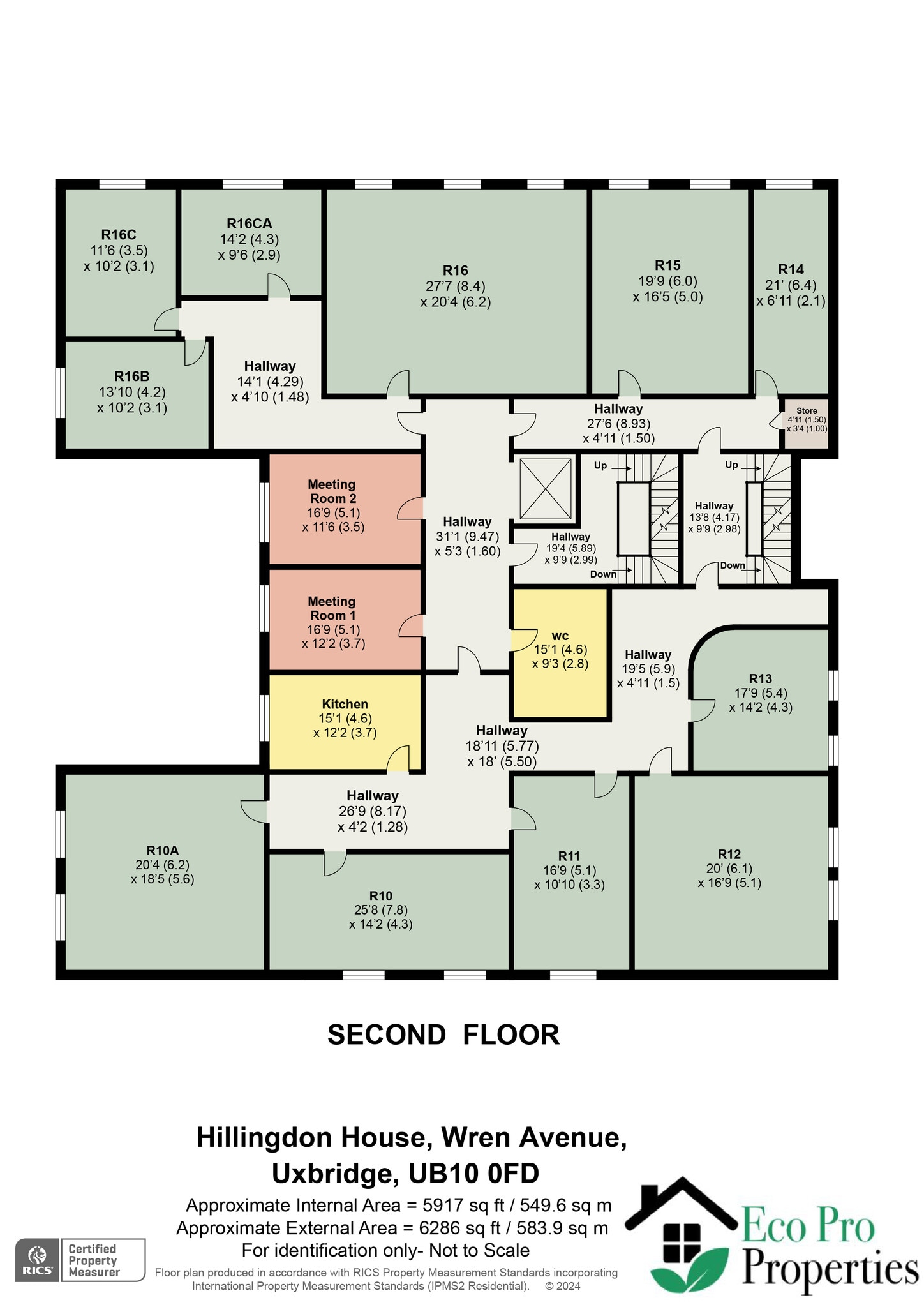 Wren Av, Uxbridge à louer Plan d’étage– Image 1 sur 1