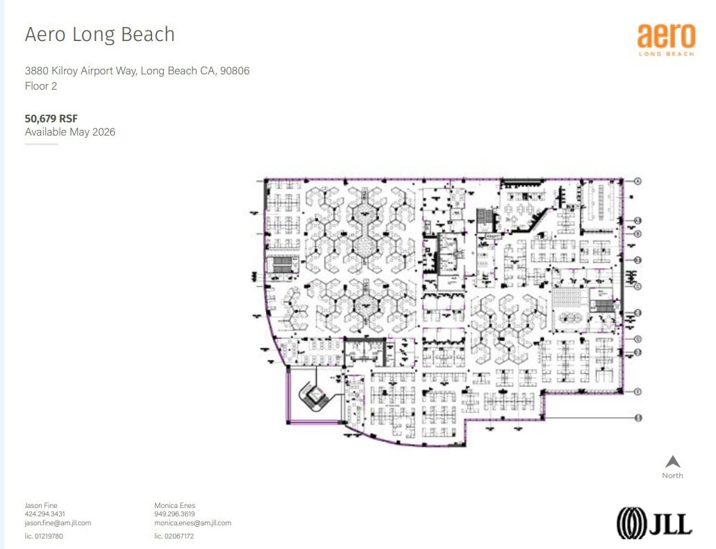 3900 Kilroy Airport Way, Long Beach, CA à louer Plan d’étage– Image 1 sur 1