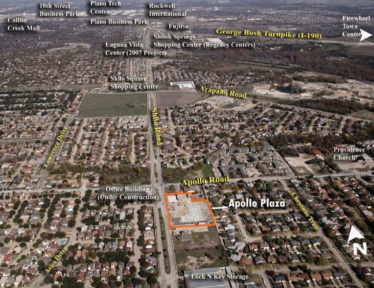 3440 N Shiloh Rd, Garland, TX à louer - Aérien – Image 2 sur 4