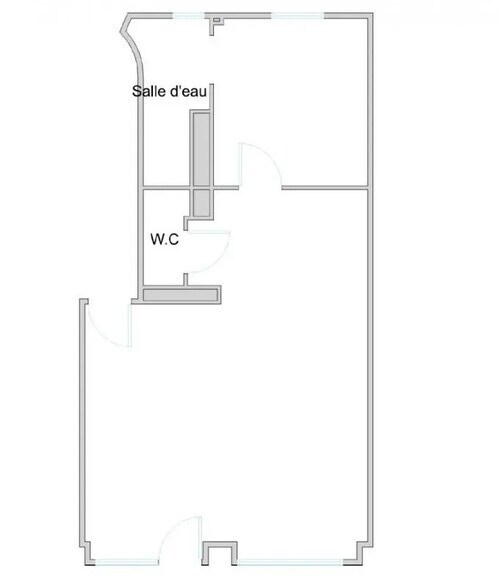 Bureau dans Paris à vendre - Plan d’étage – Image 3 sur 6