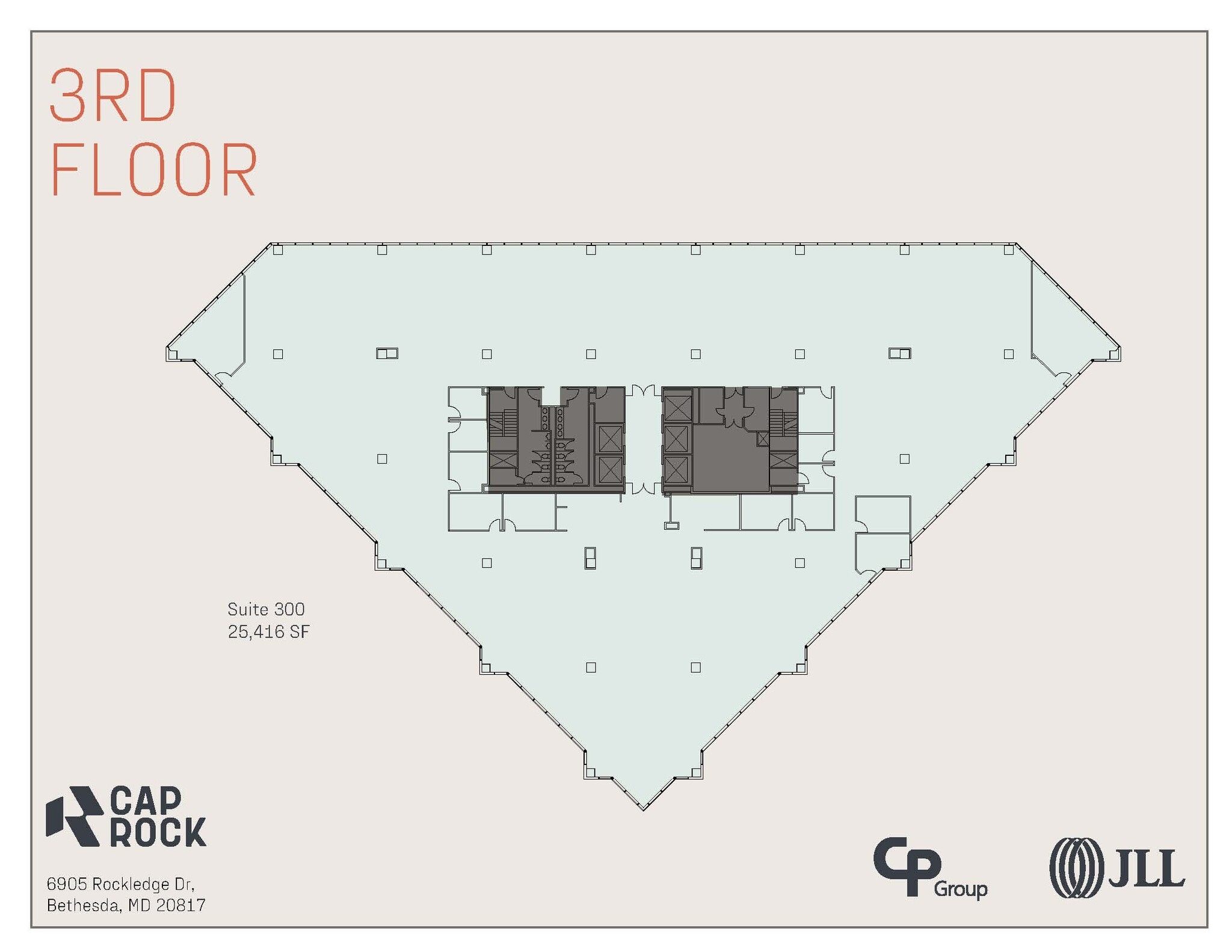 6903 Rockledge Dr, Bethesda, MD à louer Plan d’étage– Image 1 sur 1