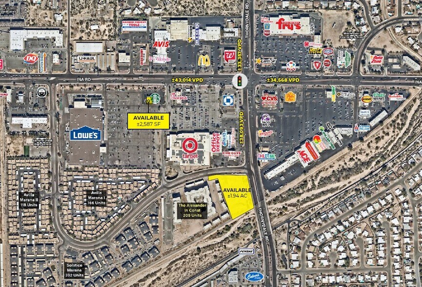 3951 W Ina Rd, Tucson, AZ à louer - Photo de l’immeuble – Image 3 sur 5