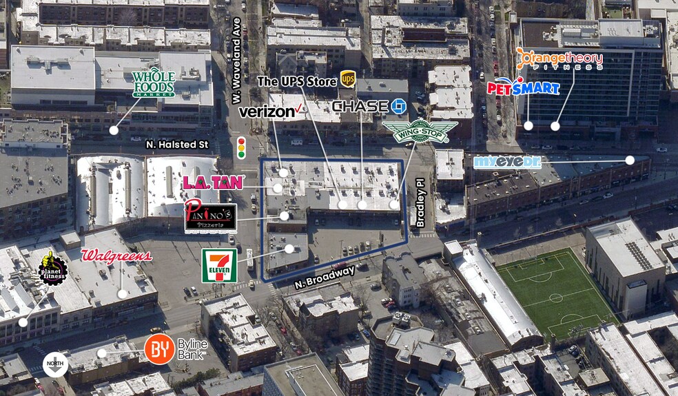3708-3720 N Broadway St, Chicago, IL à louer - Photo de l’immeuble – Image 2 sur 7